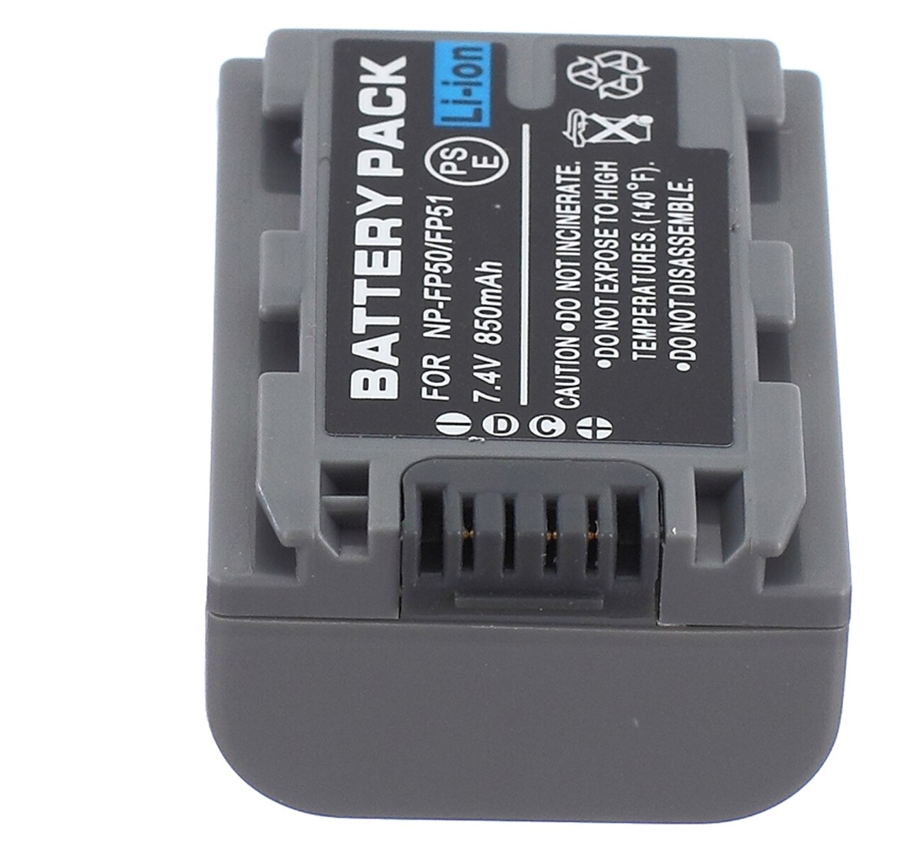 Battery Pack for Sony DCR-HC16E, HC17E, HC18E, HC19E, HC20E, HC21E, HC22E, HC23E, HC24E, HC26E, HC27E, HC28E Handycam Camcorder