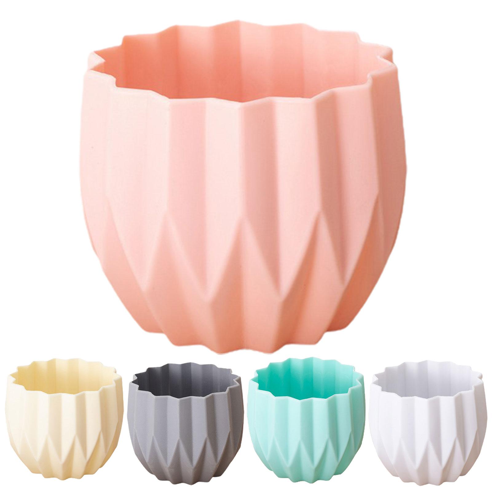 Jarrón de plástico para jardín, cesta de ratán europeo anticerámica, ornamento irrompible, arreglo, jarrón de cerámica de imitación, 1 ud.