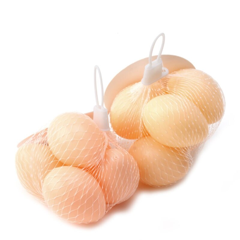 5 pièces en plastique faux oeufs de poule