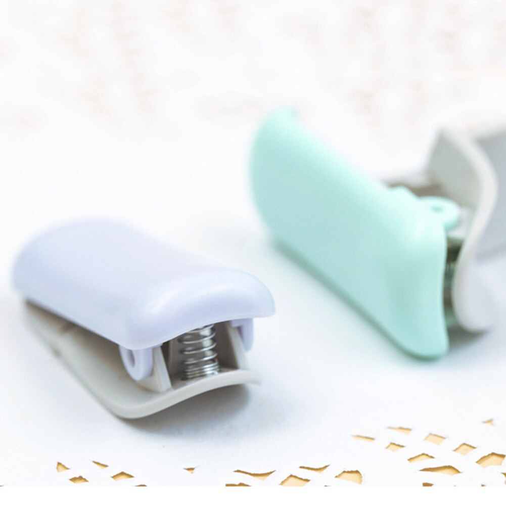 Stationery Mini Washi Tape Dispenser Kawaii Portable Plastic Office Tape Cutter School Supplies