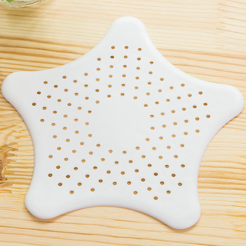 Stervorm Plastic Keuken Mint Plan Bad Douche Drain Cover Afval Gootsteenzeefje Haar Filter Catcher Huis Gadgets Huisdier Schoonmaken: White
