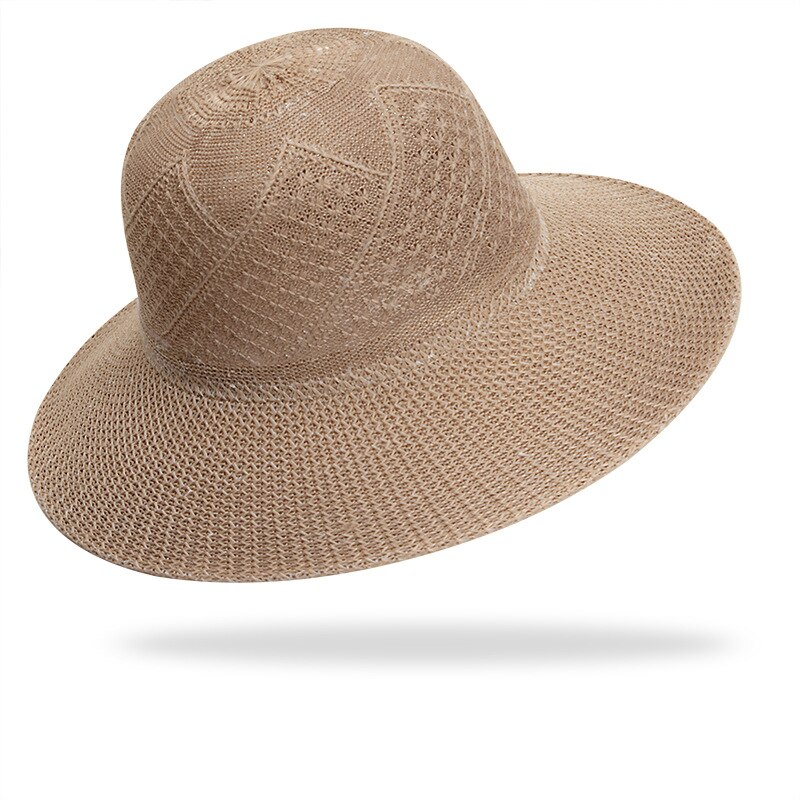 Zomer Hoed Boer Stro Hoed Geweven Strooien Hoed Ademend En Opvouwbare Unisex Zon Bescherming Lente Uitje: brown