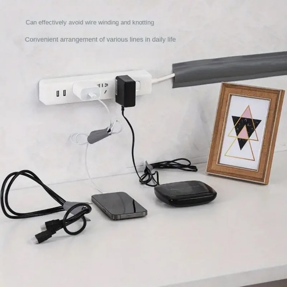 1PC 3M PVC Surface Mounted Self-Adhesive Cable Tray Ground Anti Stepping Cover Decorative Surface Exposed Wire Conduit