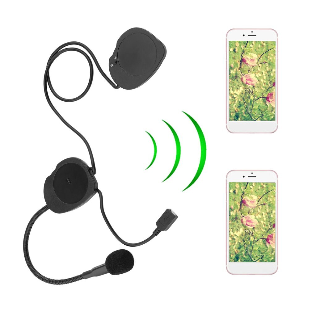 Universal Motorcycle Intercom Audio Music Helmet Headset Call Versatile