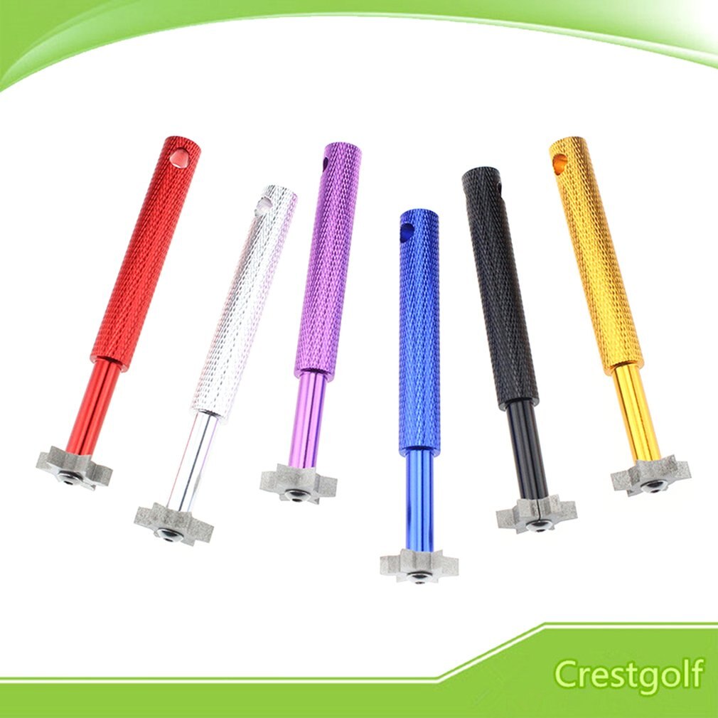 6-In-1 Golf Groove Sharpener Steel Material Golf Club Cleaner Golf Accessories Golf Groove Cleaning Tool