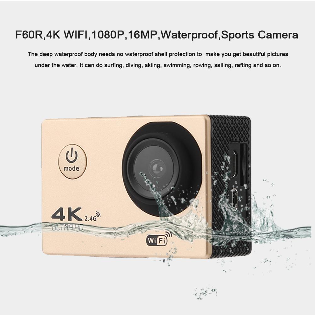 4K Wifi Remote Actie Camera 1080P 2.0 "Scherm Hd 16MP 170 ° Groothoek 30M Onderwater waterdichte Sport Dv Camera Voor Gopro