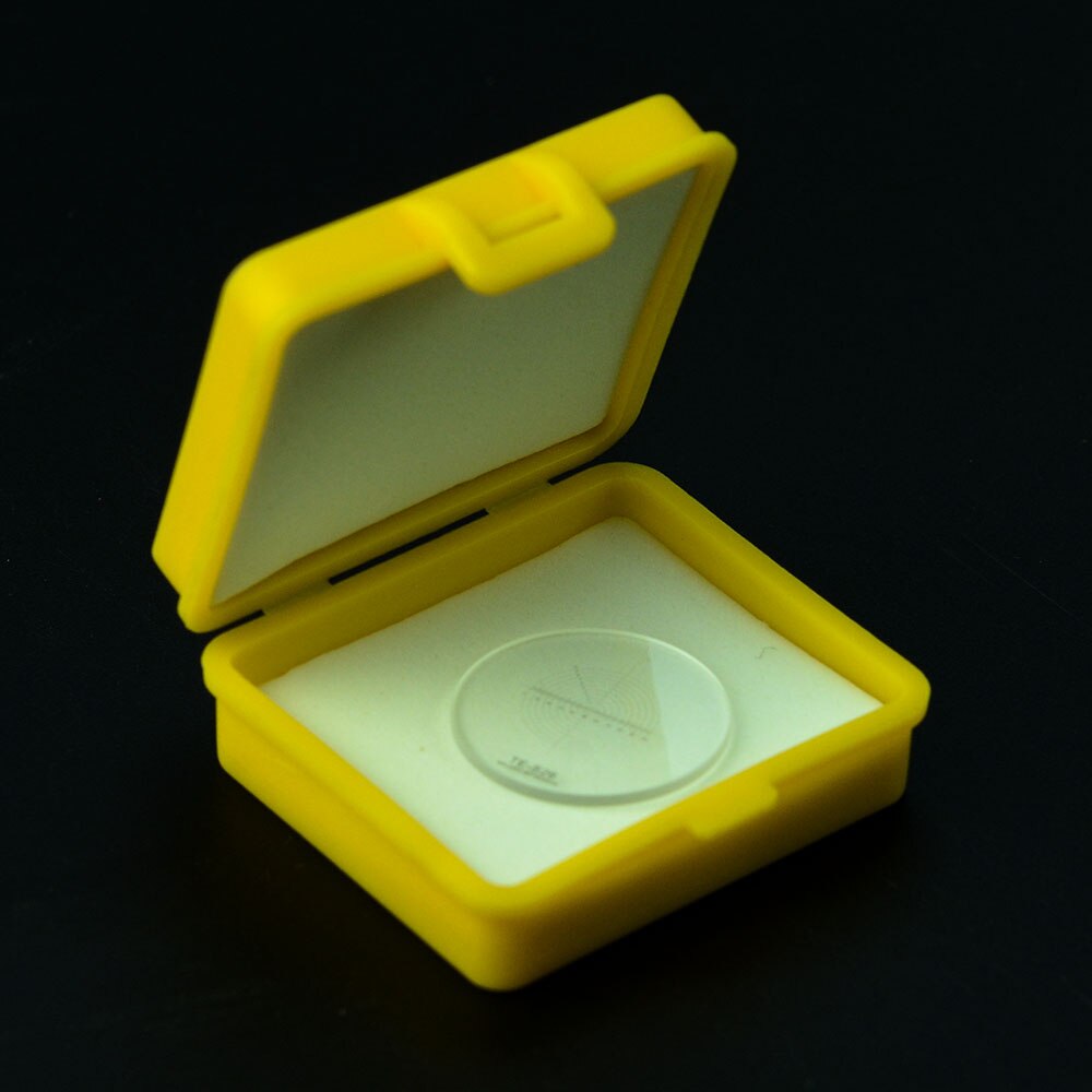 DIV 0.1mm Microscope Scale Reticle Concentric Circle Micrometer Diameter 20.4mm