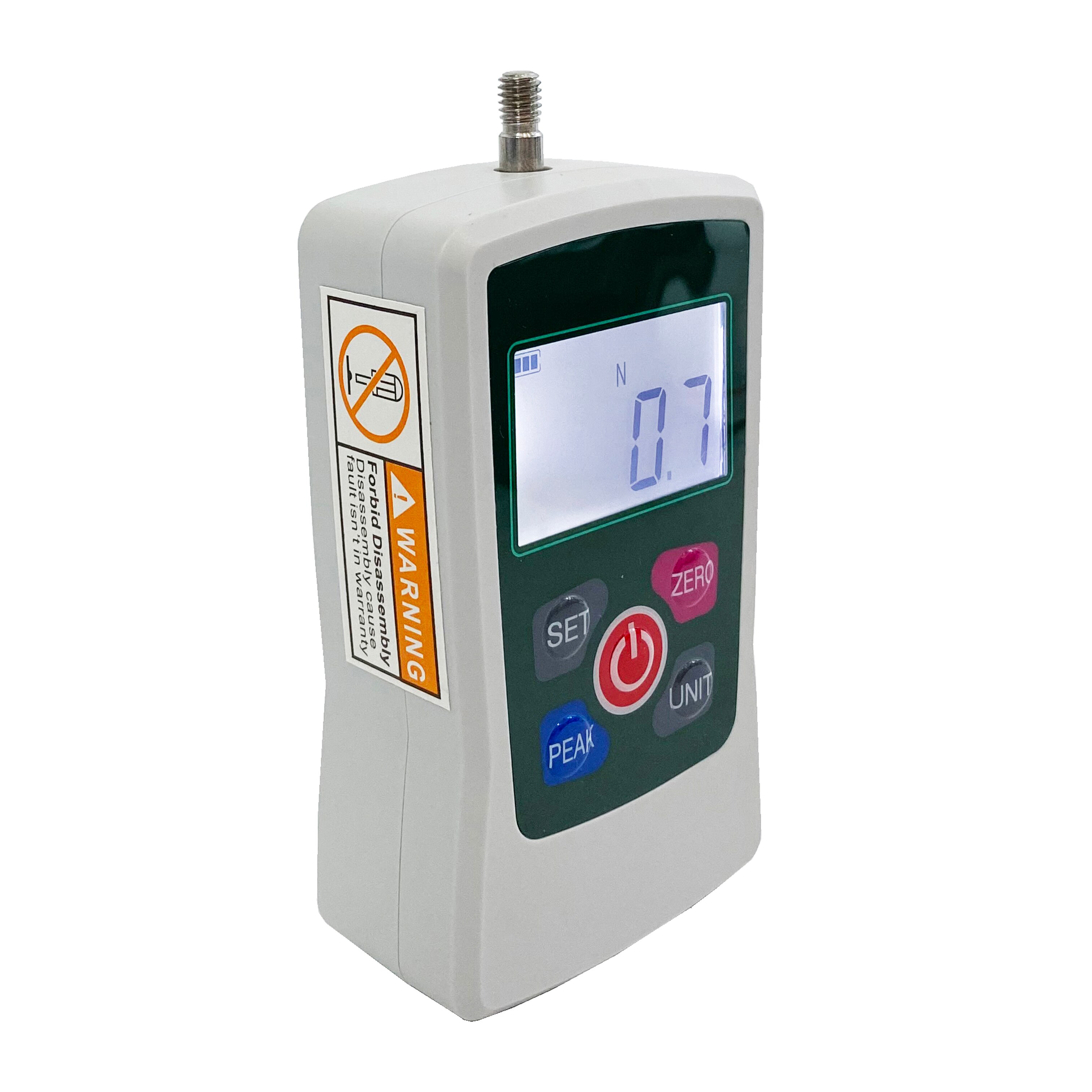 Digital Push Pull Force Gauge Meter Tester with Max 20N Accuracy Plus Minus 1Percent N Kg Lb Oz 4 Units