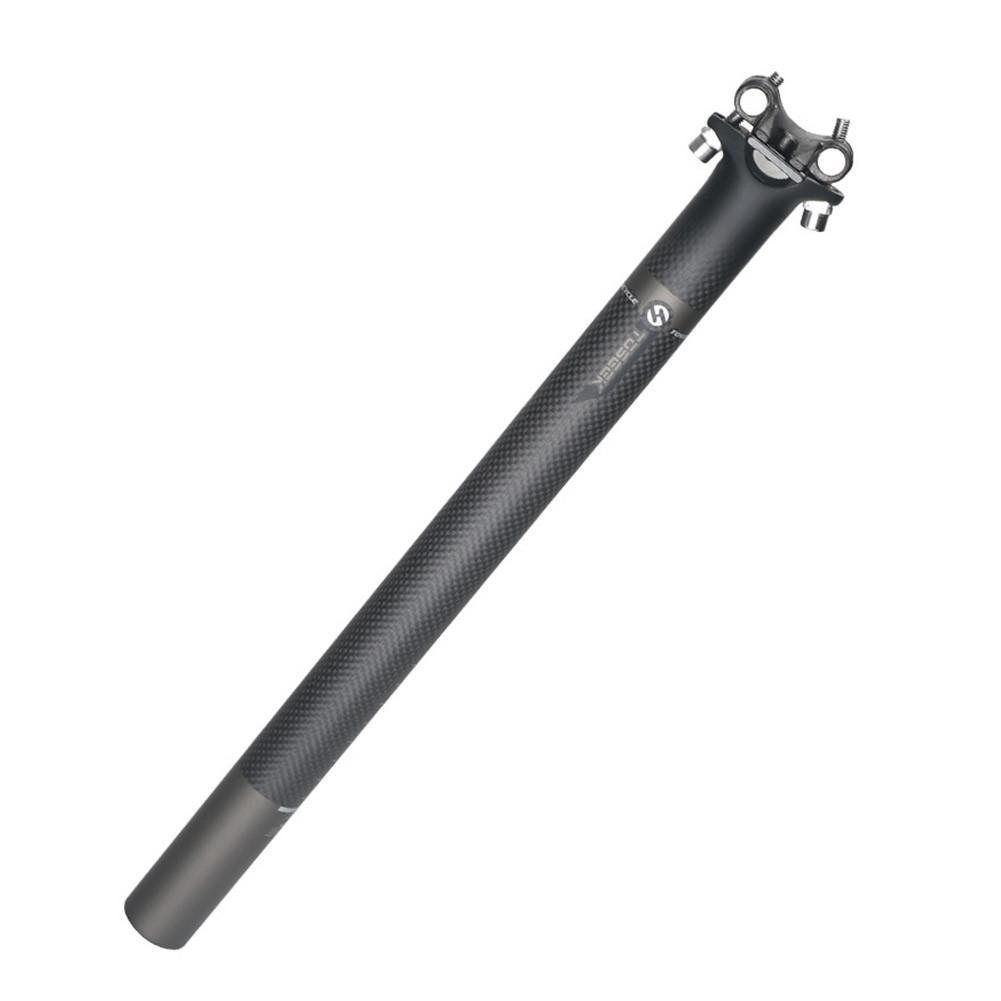 27.2Mm/30.8Mm/31.6Mm 3K Full Carbon Zadelpen Verstelbare Fietsonderdelen Superlight Mtb Road fiets Fietsen Zadelpen: 31.6X350mm