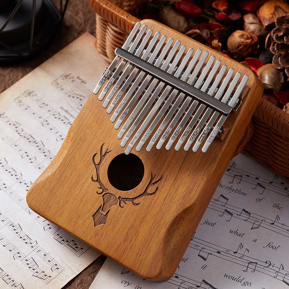 kalimba 17 key Kalimba Thumb Piano Mahogany Wooden mbira musical instrumentos musicales 30 key instruments calimba