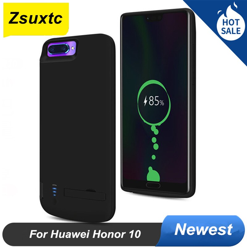 6500 Mah Voor Huawei Honor 10 Batterij Case Telefoon Cover Smart Power Bank Voor Huawei Honor 10 Batterij Oplader Case