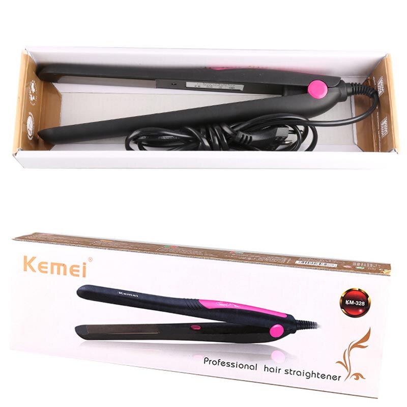 220V Ceramic Panel Flat Iron Hair Straightening Curling Iron Styling Tools Hair Straightener Dry &Wet Hair Plate