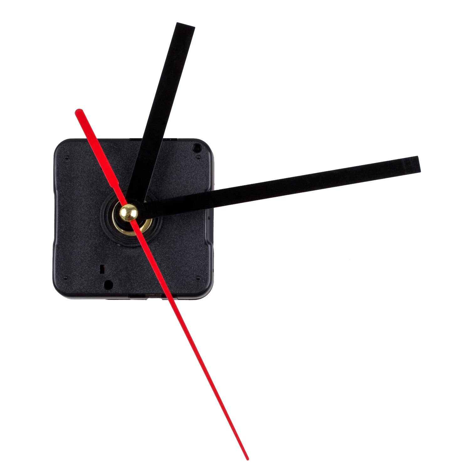 Quartz Clock Movement Mechanism DIY Repair Parts Black + Hands