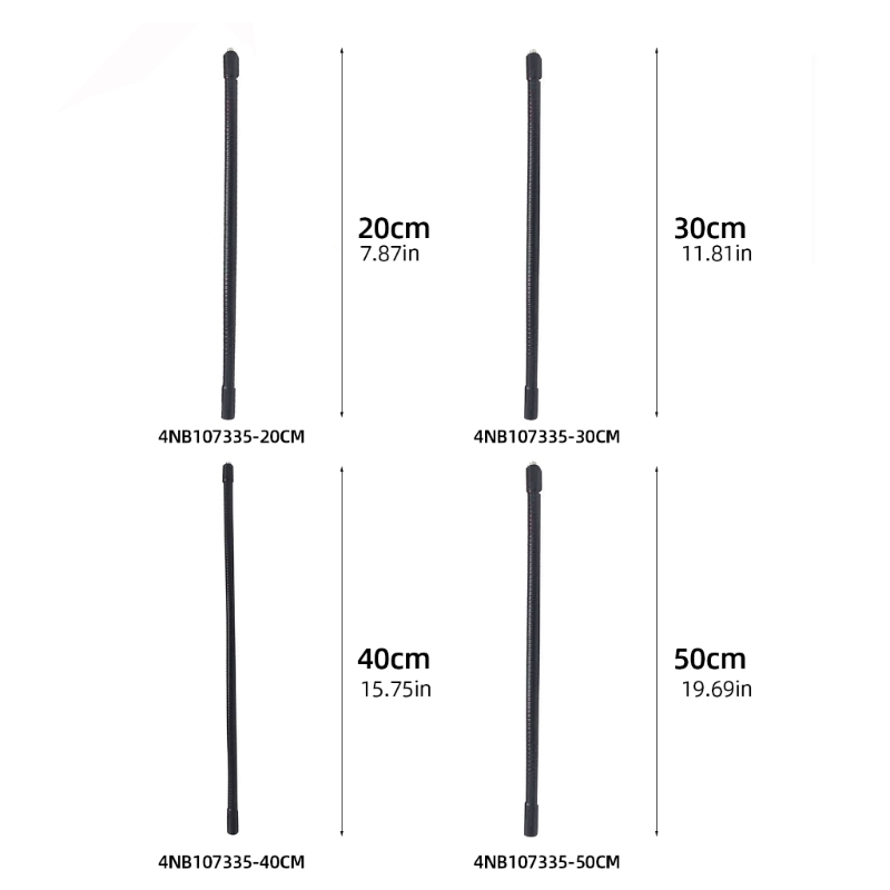 Universal 1/4" Threaded Gooseneck Arm Extension Cable for Various Devices Amazing Photos Video Accessory