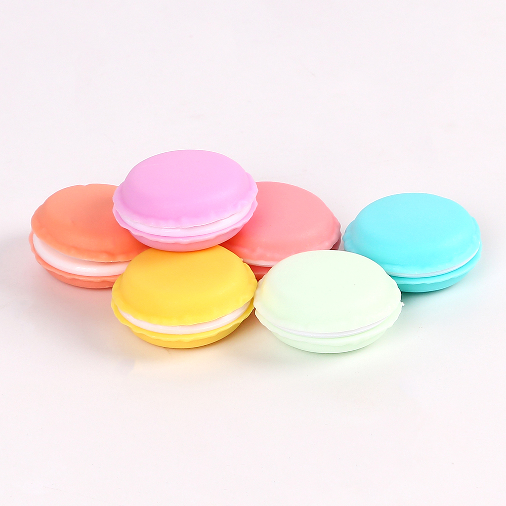 Boîte à bijoux Macaron 6 couleurs, Mini bagues, boucles d'oreilles, boîte de rangement de voyage, étui organisateur de cosmétiques, conteneur de pilules 6 pièces