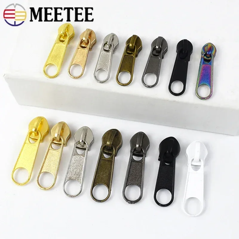 20/50Pcs 3# 5# Nylon Zipper Slider Zippers Closure Bag Clothes Replacement Zip Pull Head Zips Repair Kit DIY Sewing Accessories