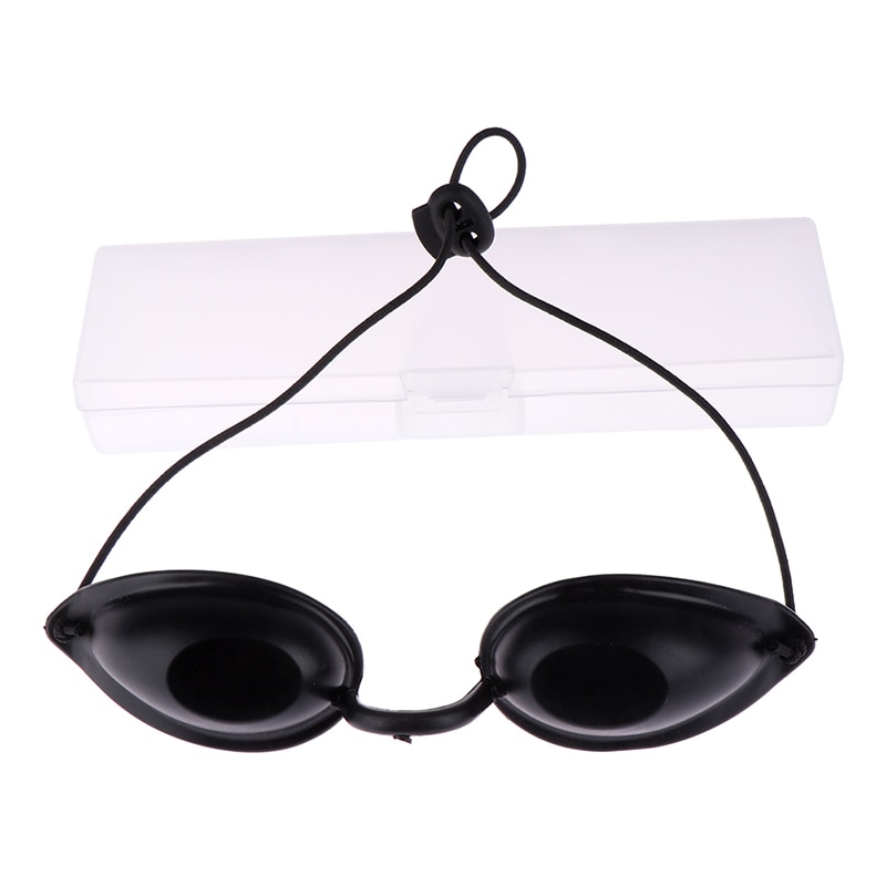 1PCS Black Soft Sunbathing Eyewear Tanning Goggles Beach Adjustable UV Skin Tanning Eye Protection UV Shield Glasses