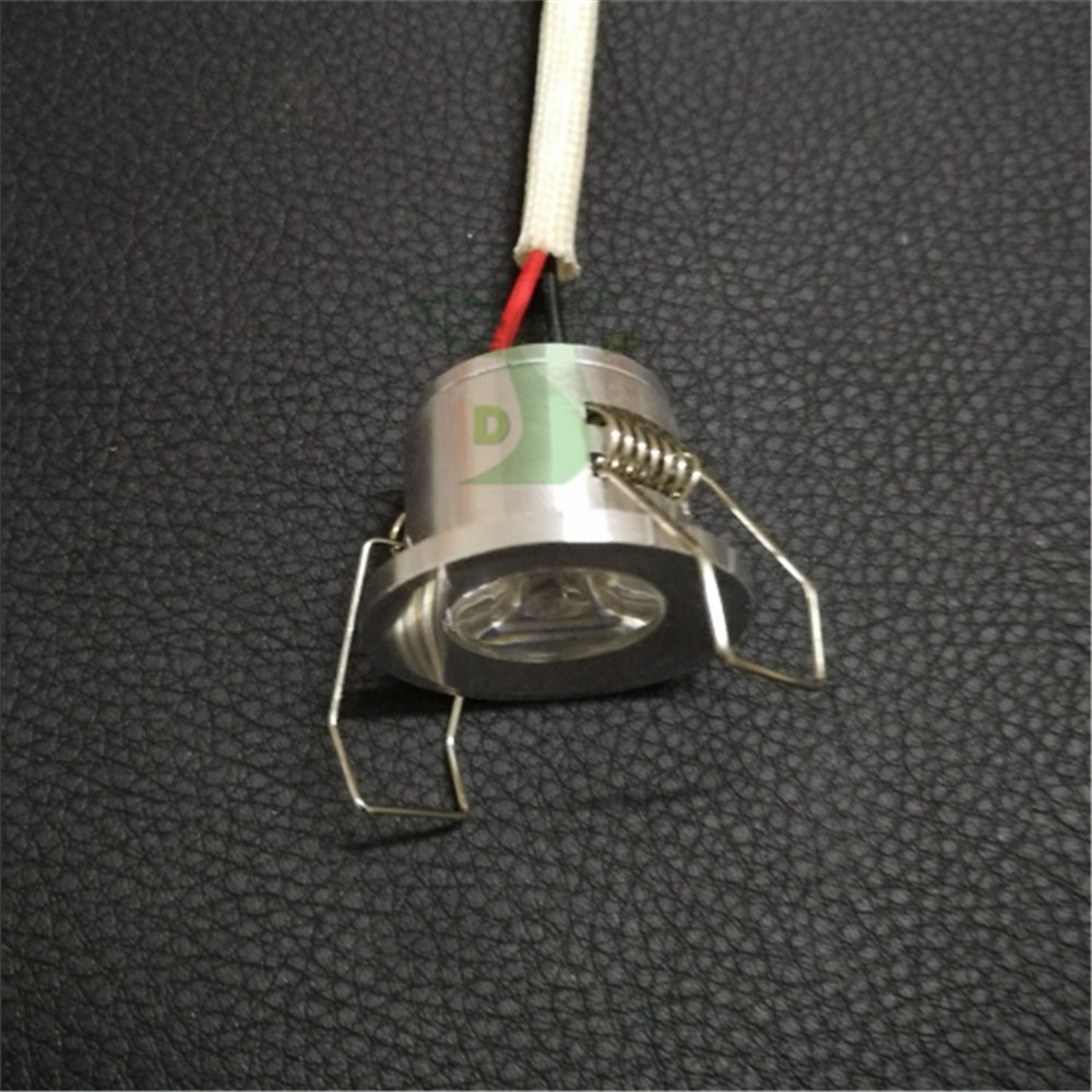 10 stk/parti 3w led mini downlights under skap spotlight 1w for tak innfelt lampe 110v 220v dimbare lys for tak