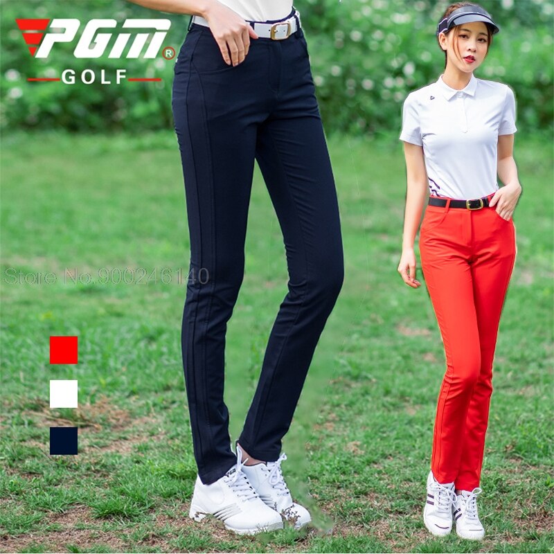 Pgm Golf Broek Vrouwen Hoge Elastische Bal Broek Ultra-Dunne Zomer Broek Lente Golf/Tennis Broek Vrouwen slanke Snelle Droge Broek