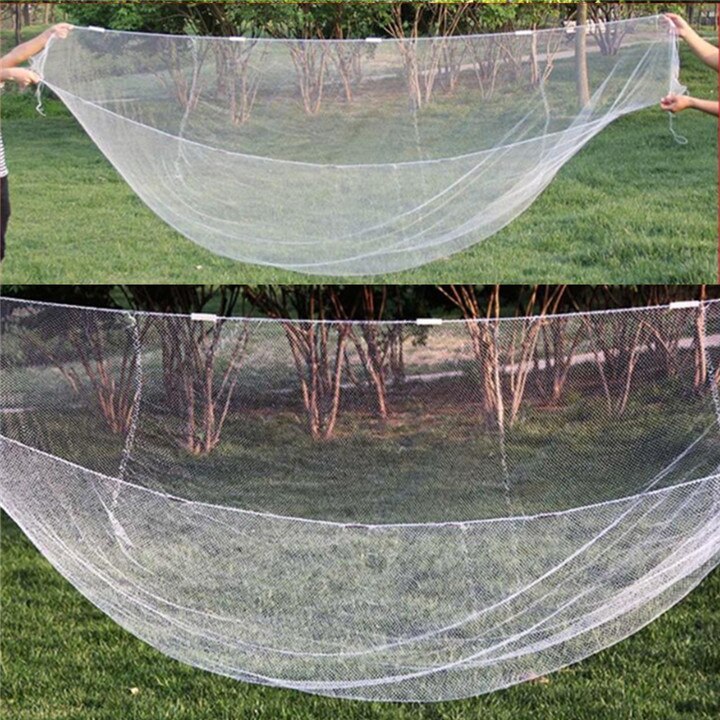 Fishing Net Single Mesh Nylon Durable Braided Float Fishing Trap Cast Folding Fishing Network Gear Fishermen Tools