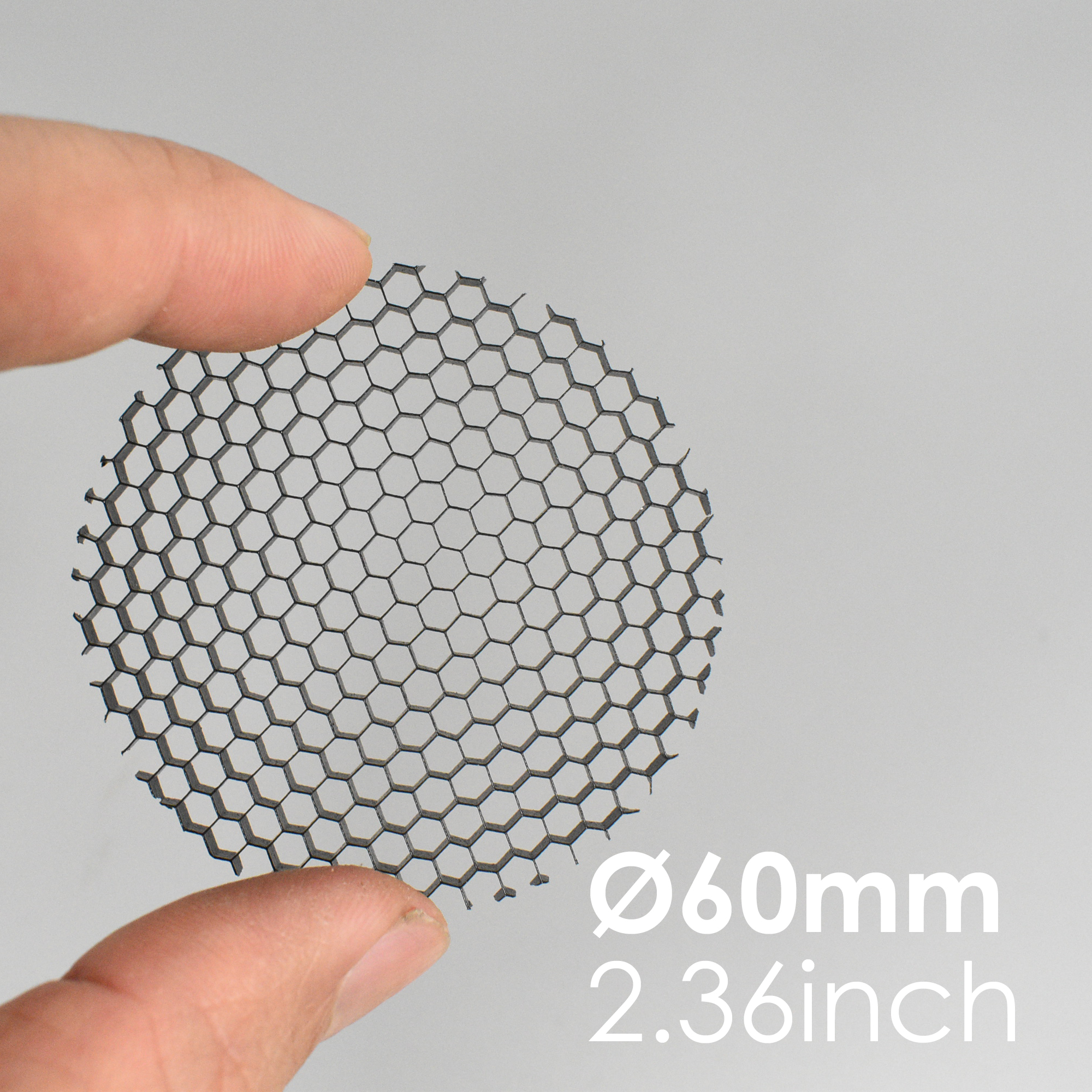 Soft Light Lamp Shade 3mm Honeycomb Anti-glare Plate Aluminum Mesh Cover Mount Reflector Diffuser for Spotlights Downlights: VIOLET/紫罗兰