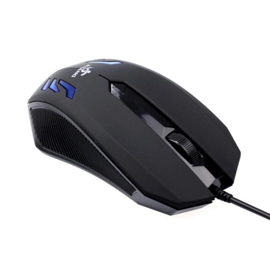 Best Price Blue-ray 2000DPI Wired Mouse USB Gaming Mouse Optical for PC Computer