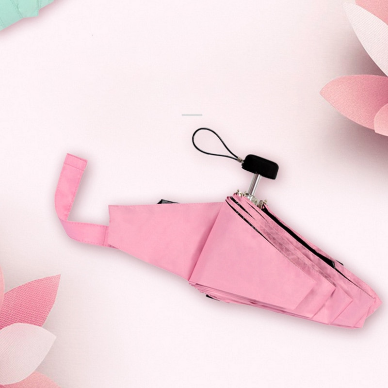 Pocket Portable Mini 1pc Foldable Children's Umbrella Double Windproof Rain Women Umbrellas Boys Beach Men's Sun Umbrella Girls