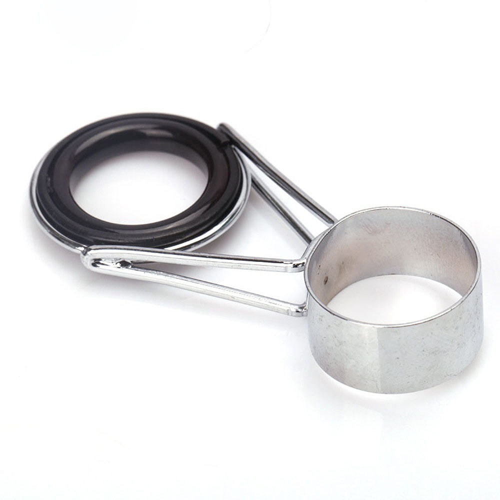 7Pcs Fishing Rod Guides Tip 7 Sizes Telescopic Tip Repair Kit Line Rings Eyes Set