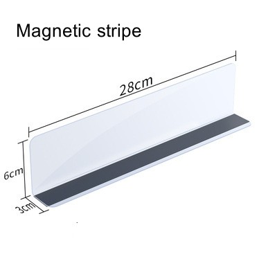 5 PCS PVC Shelf Divider Rack Transparent L-Shaped Store Goods Separators Supermarket Commodity Divider Holder Home Organizer: Yellow