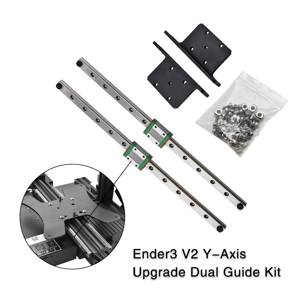 Kit de Rail linéaire axe Y pour pièces d'imprimante 3D Ender-3/Ender 3 V2 Ender3 Pro Dual MGN12H 300MM, nouvelle mise à niveau