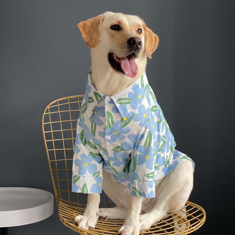 Floral Print Dog Shirts Cool Outfit For Dogs 9 Sizes Available Now