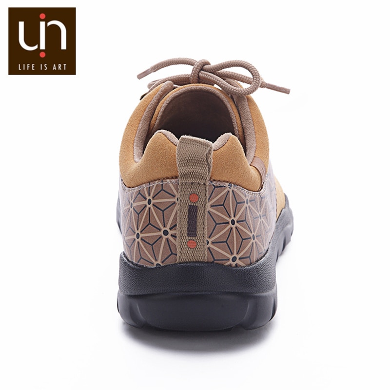 Uin quebec -serien höst/vinterskor för kvinnor/män mikrofiber mocka sneakers breda fötter utomhus casual casual skor lätt