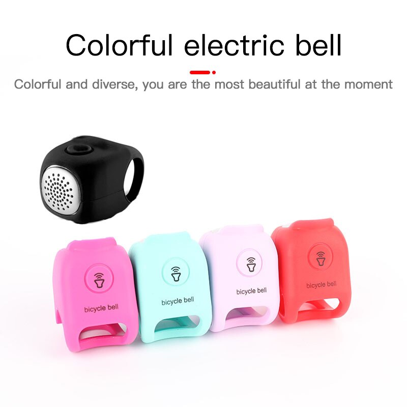 Newest Mini Bicycle Electric Bell Horn Super Loud Bell Portable Cycling Handlebar Bell Waterproof MTB Horn Bike Accessories