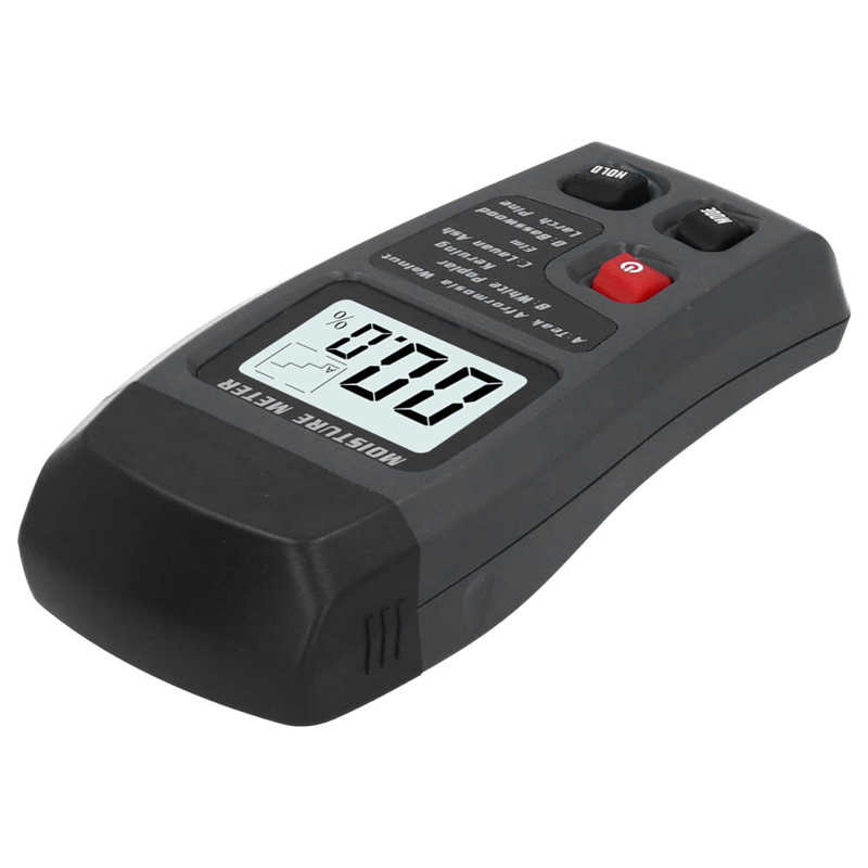 Wood Moisture Test Meter Digital Humidity Tester High Accuracy Moisture Measuring Tool Wood Moisture Meter for Wood Medicinal