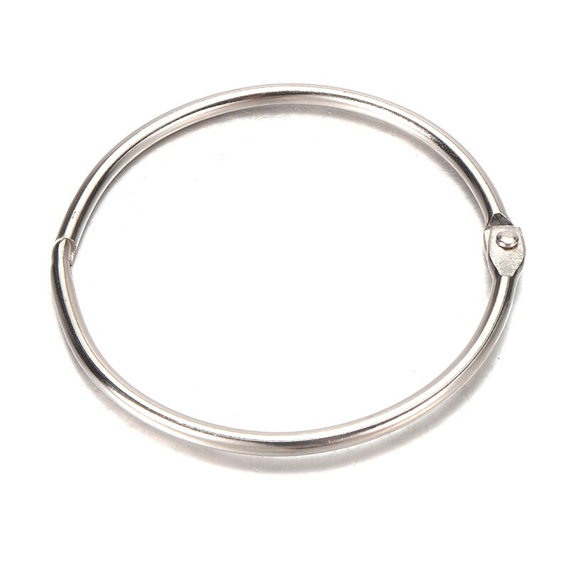 1/5Pcs Keychain Extra Large Hinged Keyring Split Ring Key Ring Keyfob 60mm 76mm Diameter Keyring Home DIY Jewelry Accessories