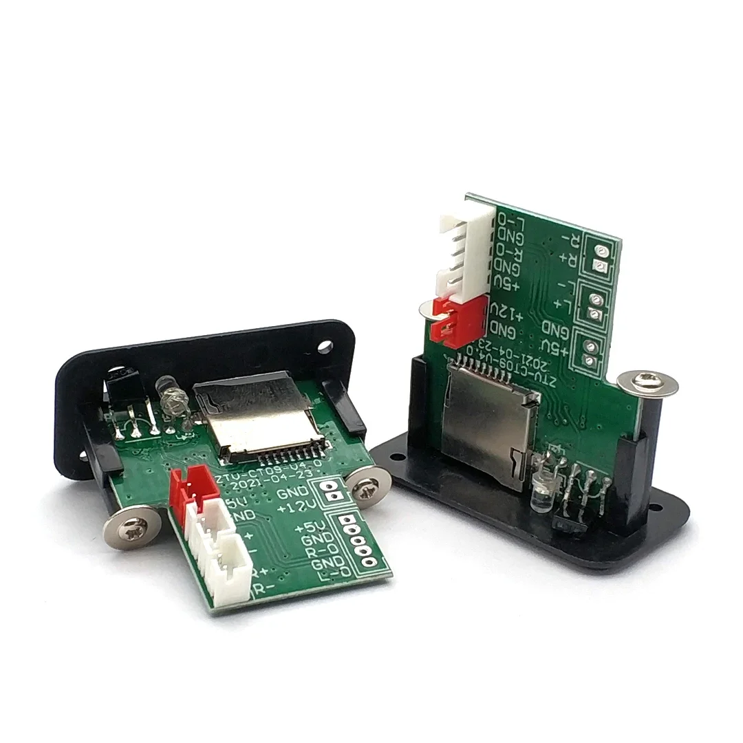 (Zonder Afstandsbediening) 5V 12V Mp3 Wma Decoder Board Car Audio Usb Tf Module Mp3 Speler Versterker Board