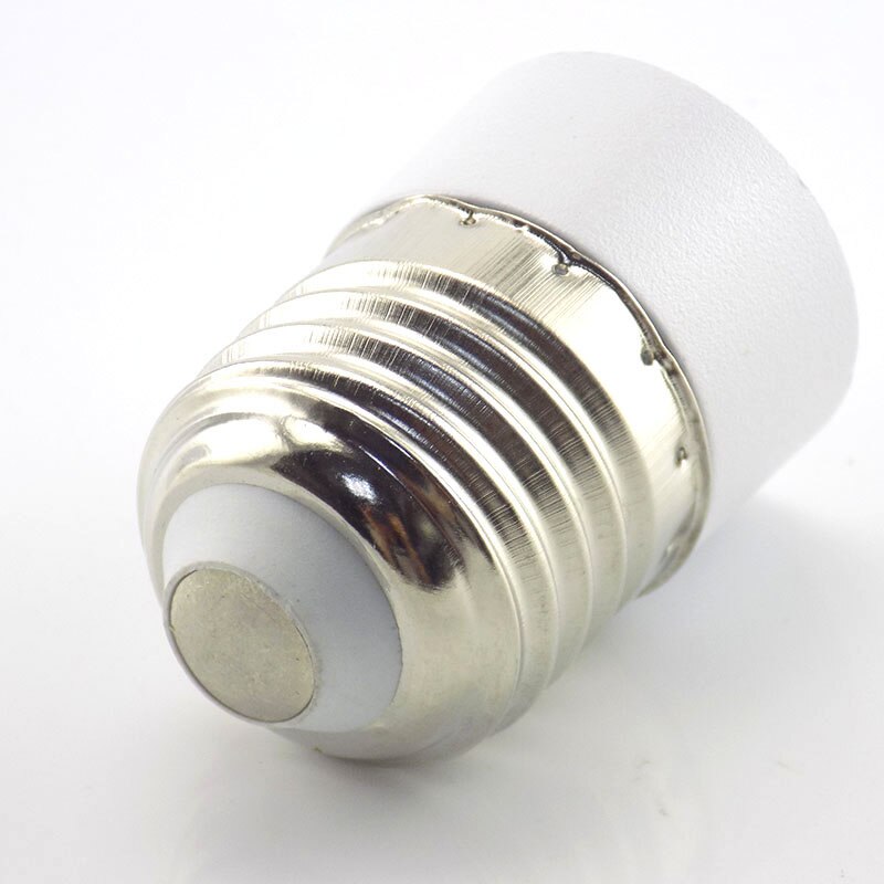 Adaptateur Douille Lampe E27 Vers E40 – Convertisseur De Culot, Blanc, Pour Ventilateur Ou Luminaire Ancien