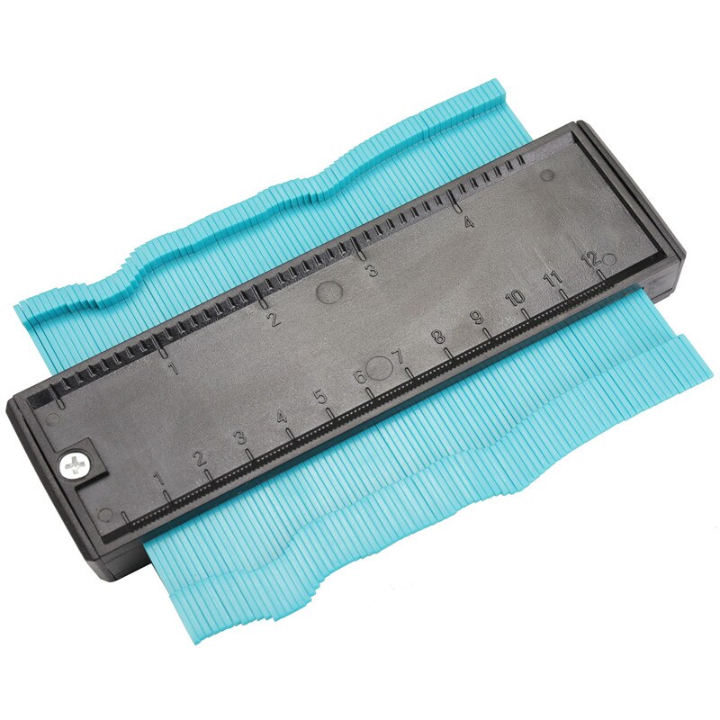 250mm 10"/120mm 5" Profile Copy Contour Gauge 10" self lock Widen Duplicator Standard Wood Marking Tiling Laminate Tiles 'Tools: 5inch no lock