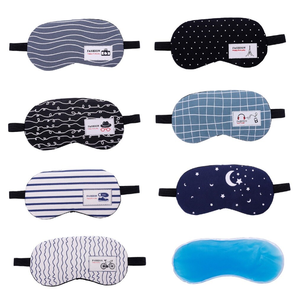 1Pc Sleeping Mask Eyepatch Eye Cover Cotton Mask for Eye Travel Relax Sleeping Aid Eye Patch Shading Eye Mask