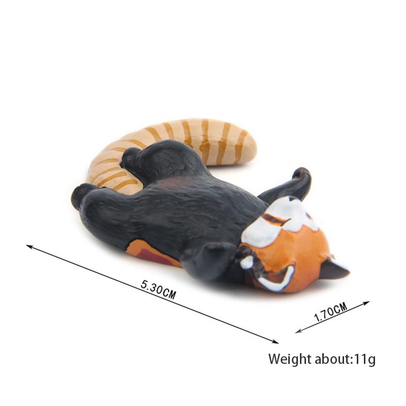 Söpö nukkuva jääkaappimagneetit eläin uninen sarja kawaii corgi koirat shiba inu pvc hahmot lelut koriste jääkaappi tahna: Oranssi
