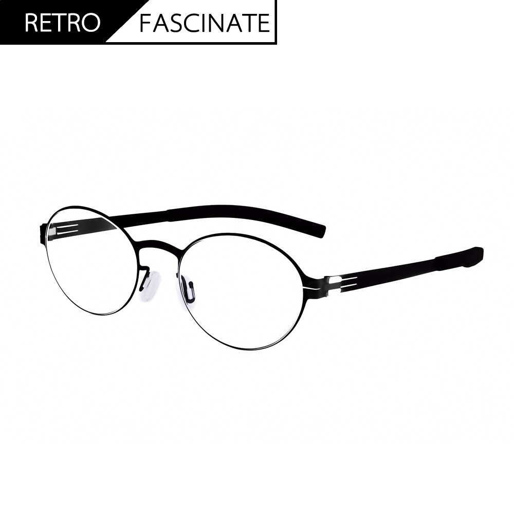 Small Round Retro Glasses Frames Men 0.5mm Stainless Steel Vintage Optical Reading Computer Eyeglasses Presription Eyewear