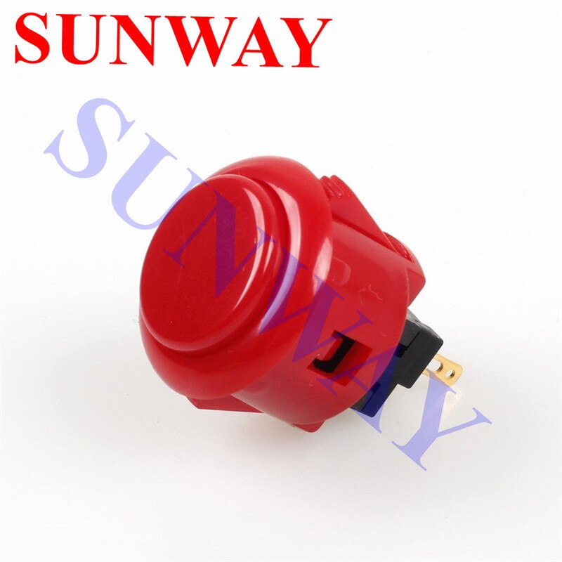 12x sanwa original obsf -24 trykknapper 24mm arkadetrykknapper for jamma mame  ps3 xbox 360