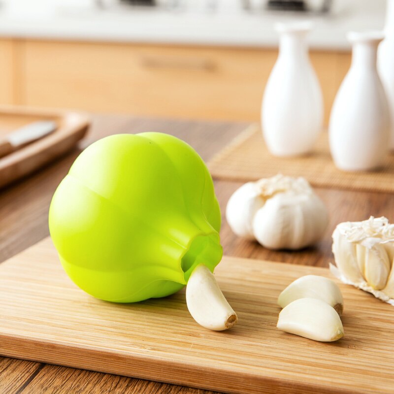 LMETJMA – éplucheur magique d&#39;ail en Silicone, éplucheur, éplucheur, gadget de cuisson pour légumes, utile, D0013