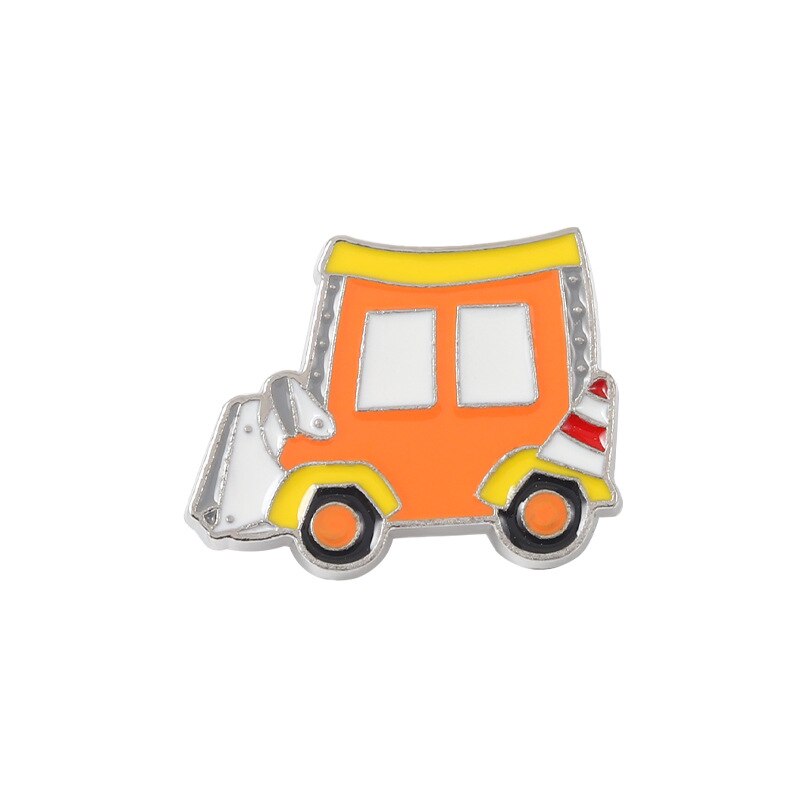 Broche de voiture en alliage pour femme, épingles en émail, voiture, Bus, voyage, , paysage, amour, , Badge, bijoux: Style-25XZ2172-6