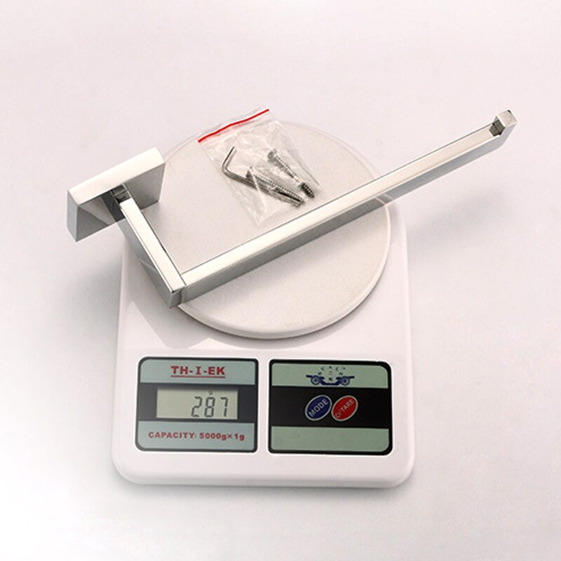 1 pcs SUS 304 Roestvrij Staal Enkele Handdoek Bar Wall Mounted Handdoek Ring Handdoekenrek Houder Badkamer Accessoires