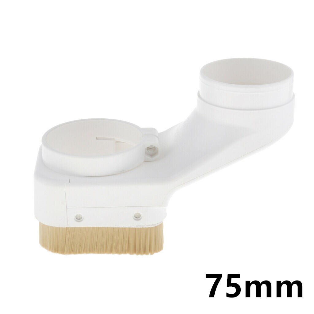 CNC Router Dust Shoe Nut 70/75/80/85/90/100mm Spindle Engraving Milling Machine Brush Cleaner Woodworking Tools CNC Dust Cover: 75mm