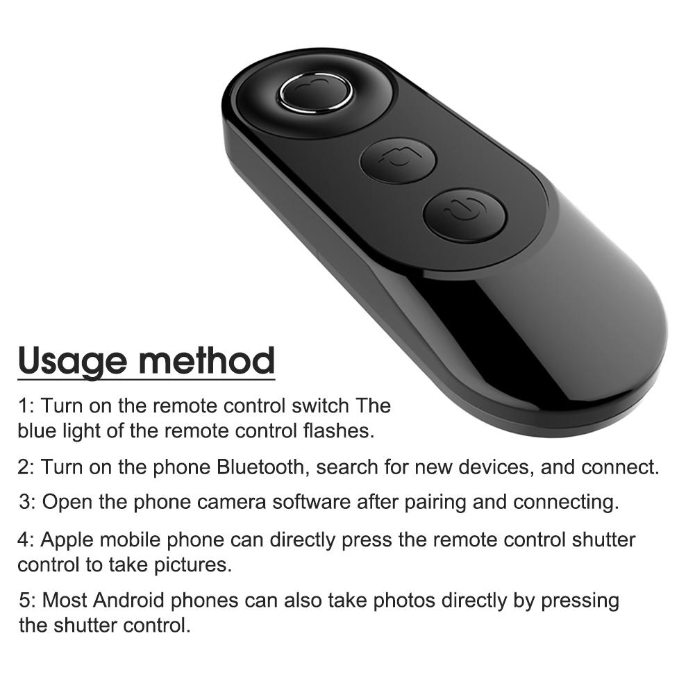 Bluetooth Mobiele Telefoon Selfie Sluiter Afstandsbediening Draagbare Smartphone Camera Mini Draadloze Afstandsbediening Universele