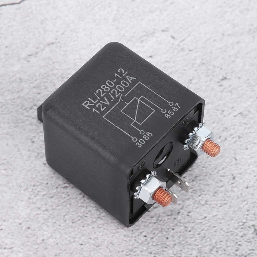 Auto Starter Relais WM686 Auto Starter Relais 12V 4-Pin On/Off Relais Auto Zware Starter relais RL180 200A 12V Auto Relais