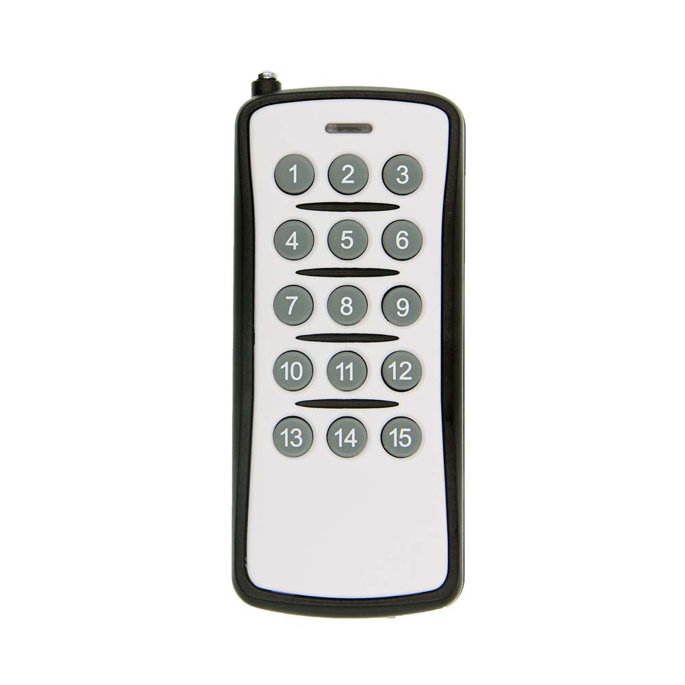 15 CH Channels 15CH RF Wireless Remote Control,315/433 MHz Transmitter Fixed Code PT2262