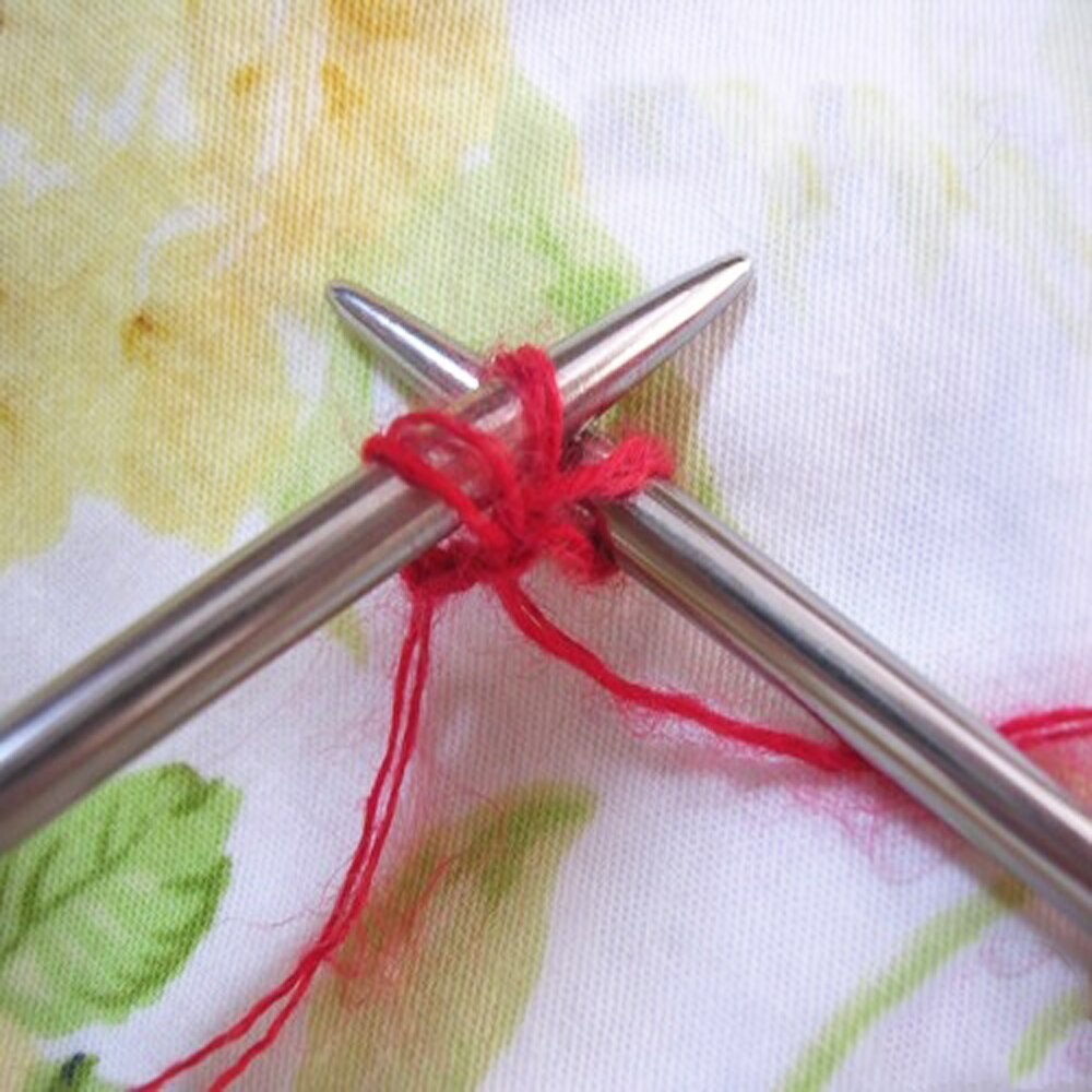 1/3Pcs Knitting Needles Stainless Steel Circular Crochet Needles for Knitting 4 6 10mm Crochet Hooks DIY Weaving Knitting Tools